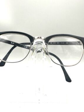 Ray-Ban RB 5154 2000 Clubmaster Eyeglasses Black Silver 51-21 145 Mens Womens